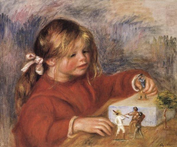 Pierre Renoir Coco Playing china oil painting image